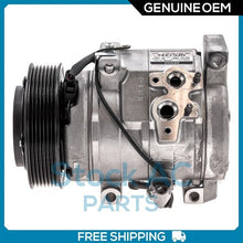 Cargar imagen en el visor de la galería, A/C Compressor OEM Denso 10S17C for Toyota 4Runner, FJ Cruiser, Tundra QR - Qualy Air