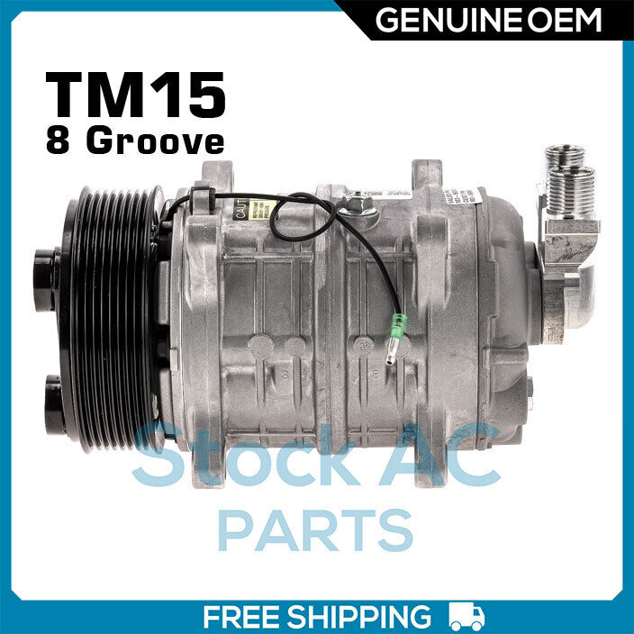 New OEM A/C Compressor TM15/16 12V - 8 groove - Qualy Air