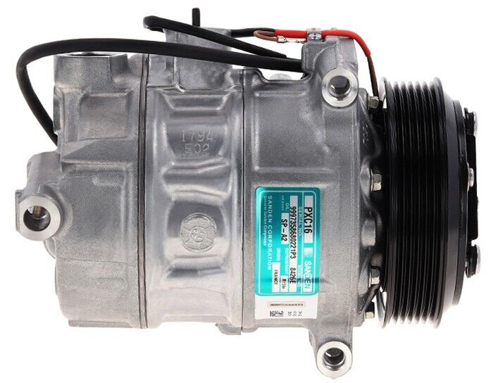 New OEM A/C Compressor PXC16 fits Porsche 718 Cayman, Boxster - 2017 to 2022 QR