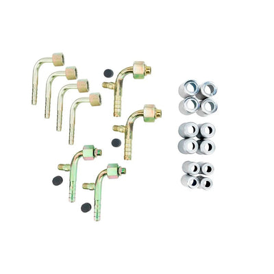 NEW A/C UNIVERSAL KIT UNDERDASH COMPRESSOR COMPLETE AIR CONDITIONER 12V - Qualy Air