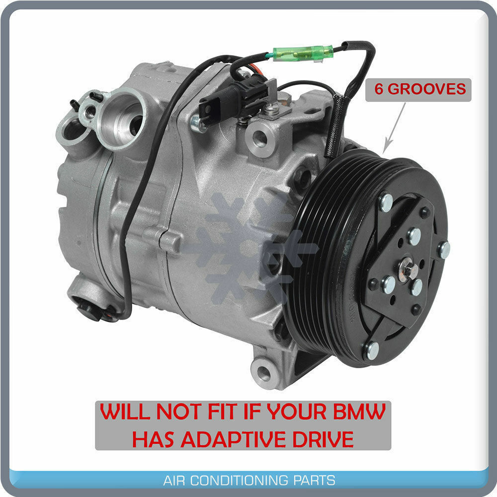New Genuine OEM A/C Compressor fits BMW X5 3.0L 2007-10 QH - Qualy Air
