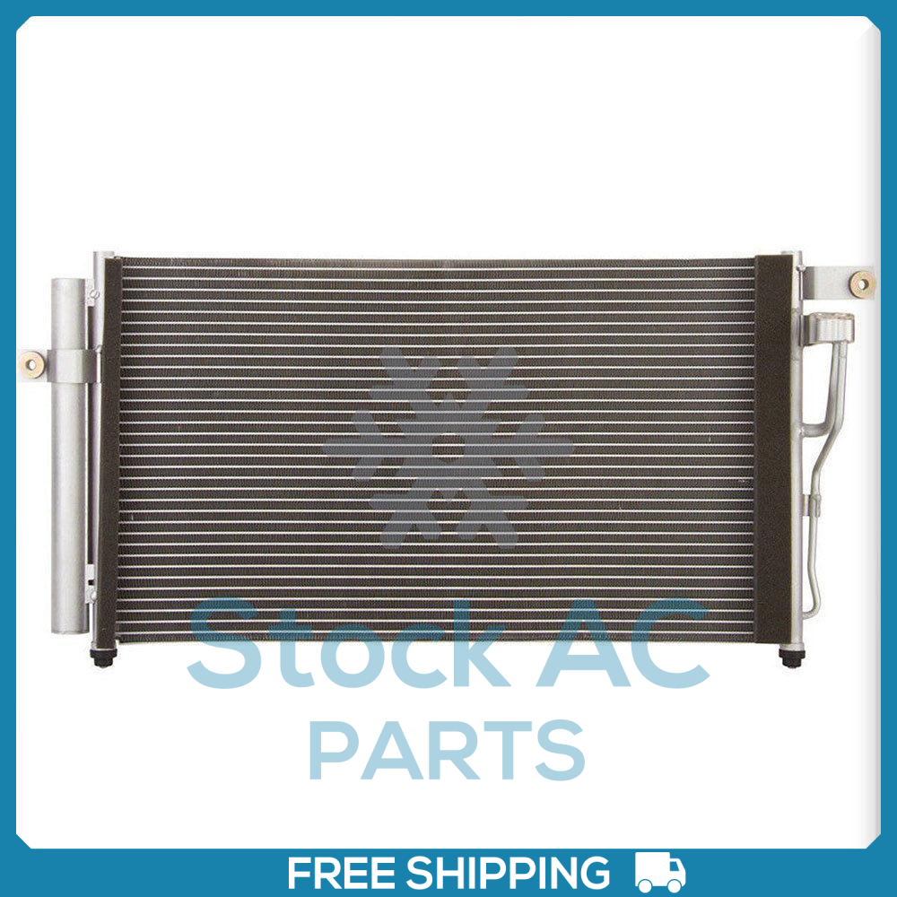 New A/C Condenser with Drier fits Hyundai Accent - 2006 to 2011 - OE# 976061E000 - Qualy Air