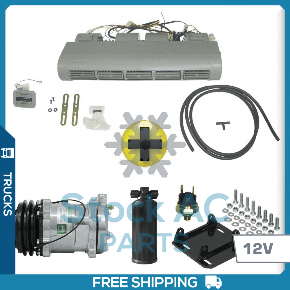 NEW AIR CONDITIONING KIT FOR TRUCK, BUS & LIGHT VEHICLES - 12V - Qualy Air
