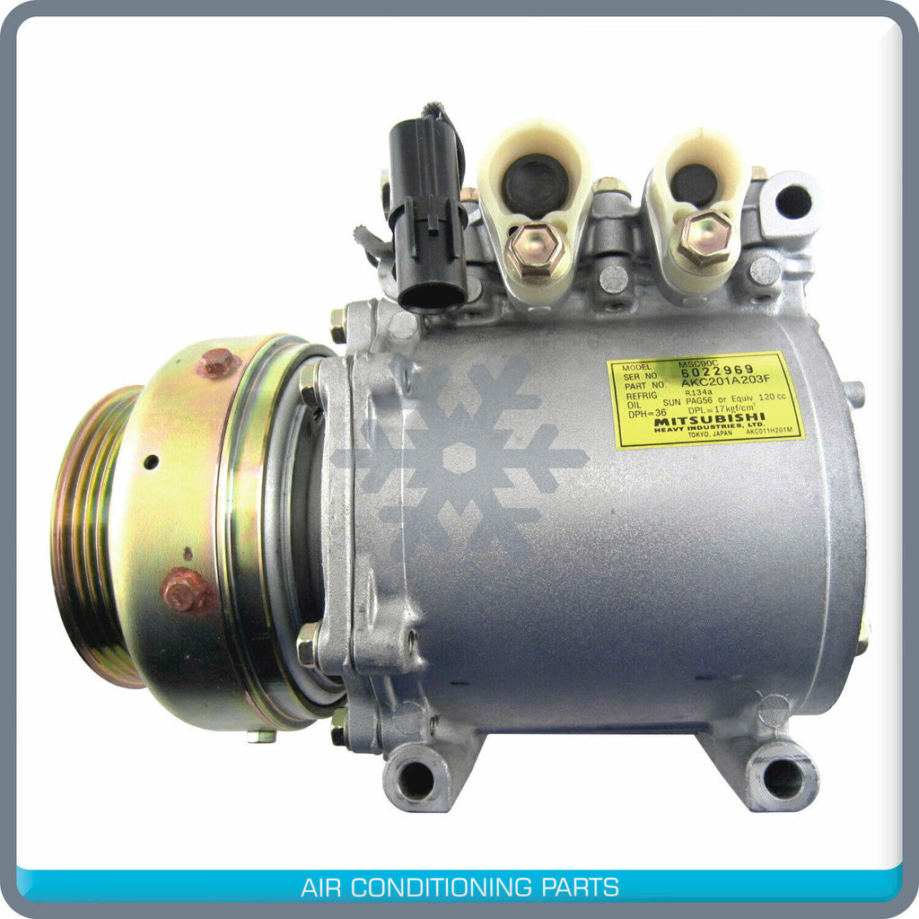OEM A/C Compressor for Dodge Colt/ Eagle Summit/ Mitsubishi Mirage/ Plymouth RQ - Qualy Air