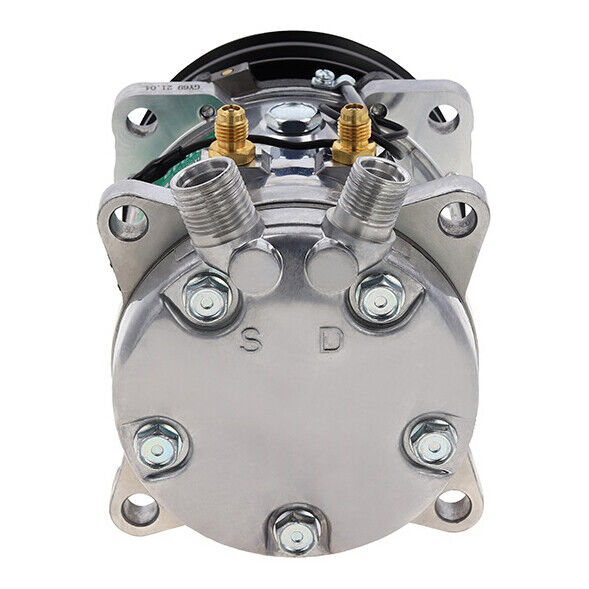 New A/C Compressor for Sanden SD507 - 12V - 2 Groove QU - Qualy Air