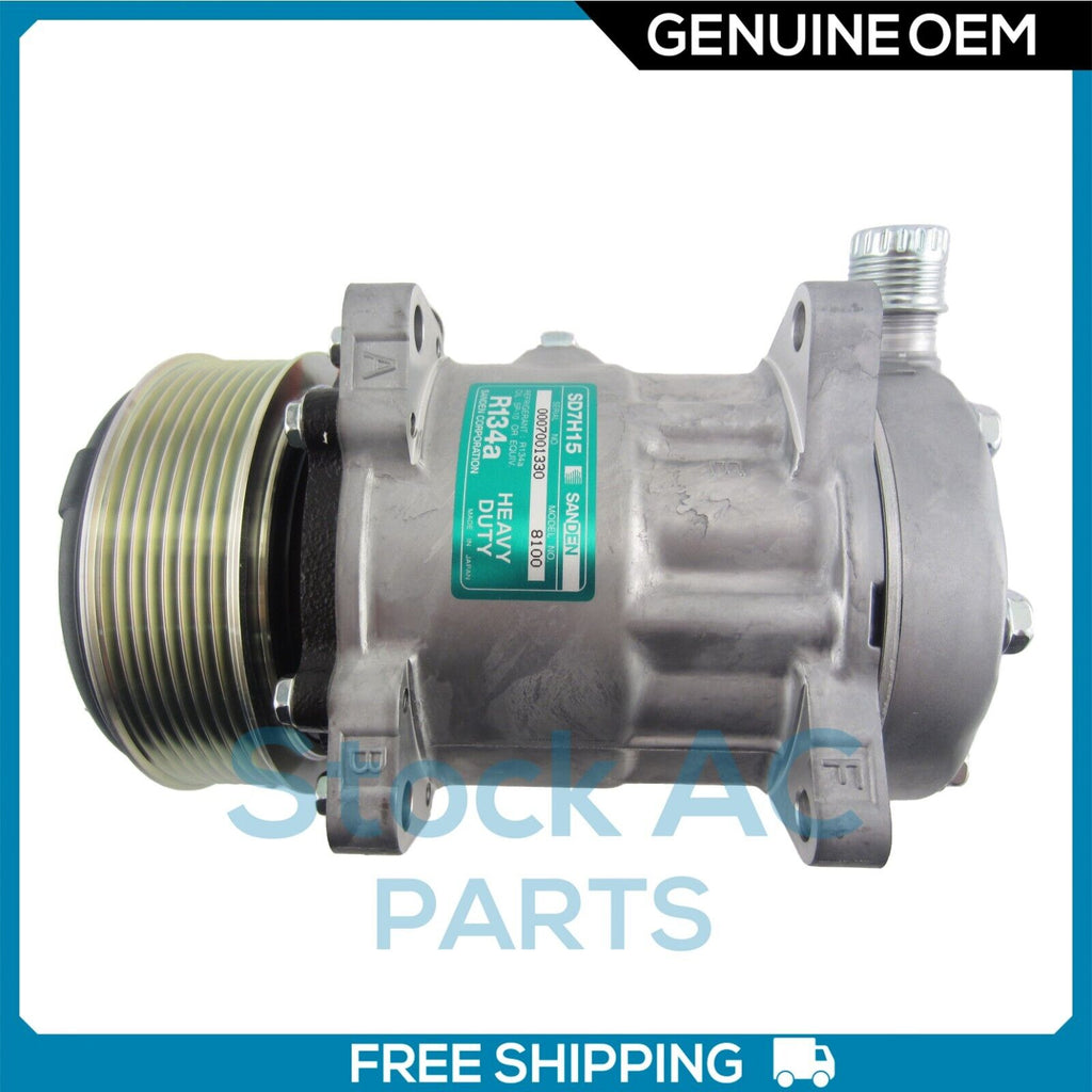 New OEM A/C Compressor for New Holland - OE# 82016158 QR - Qualy Air