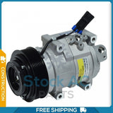 New A/C Compressor for JOHN DEERE BACKHOE LOADER, EXCAVATOR, LOADER, TRACTOR