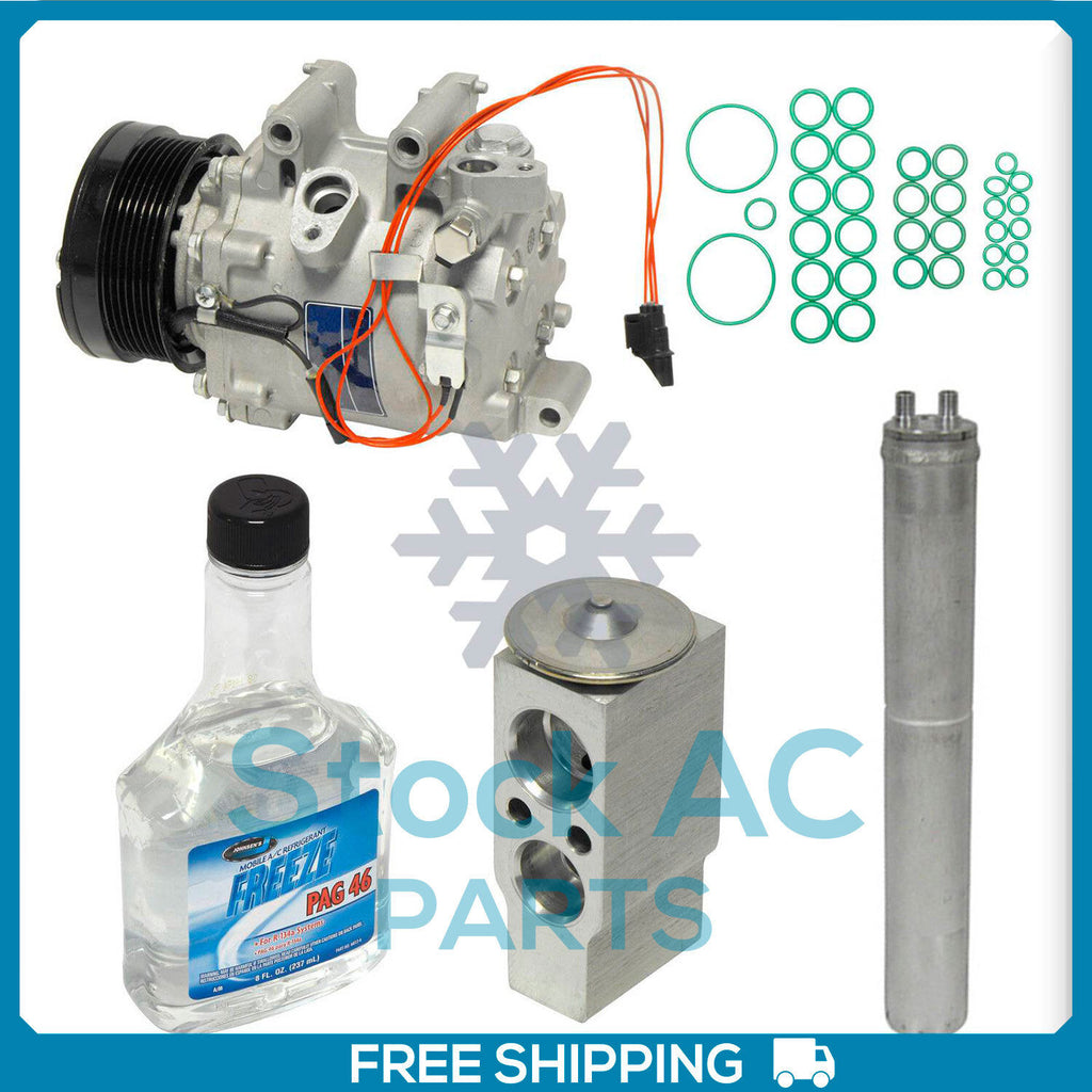 NEW Kit A/C Compressor For Honda Civic 2006 to 2011 - OE# 38810RNAA01 - Qualy Air