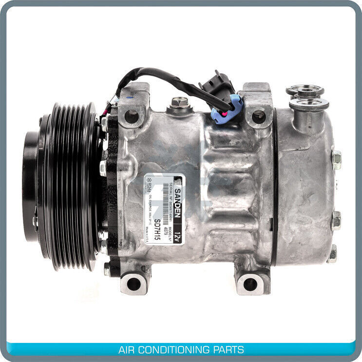 New OEM AC Compressor fits Peterbilt 320,382,384,386,388,389,587 OE# F696003122 - Qualy Air
