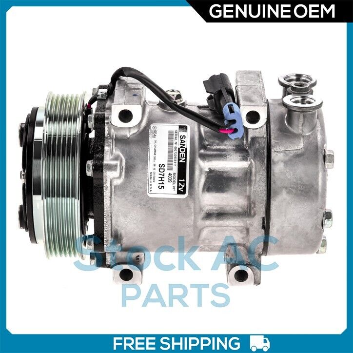 New OEM AC Compressor for Peterbilt / Kenworth / Freightliner - # 4039 4731 4424 - Qualy Air