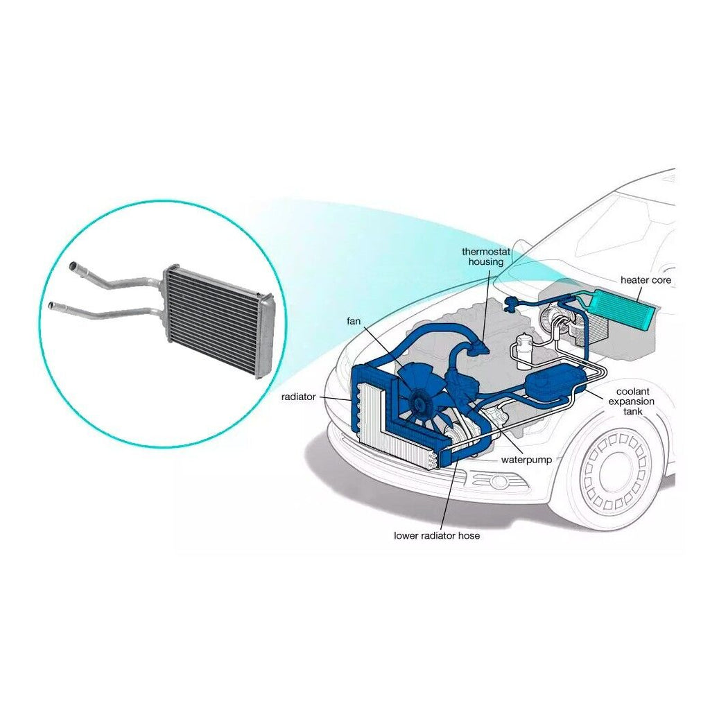A/C Heater Core for Chevrolet Tracker / Geo Tracker / Pontiac Sunrunner / ... QU - Qualy Air