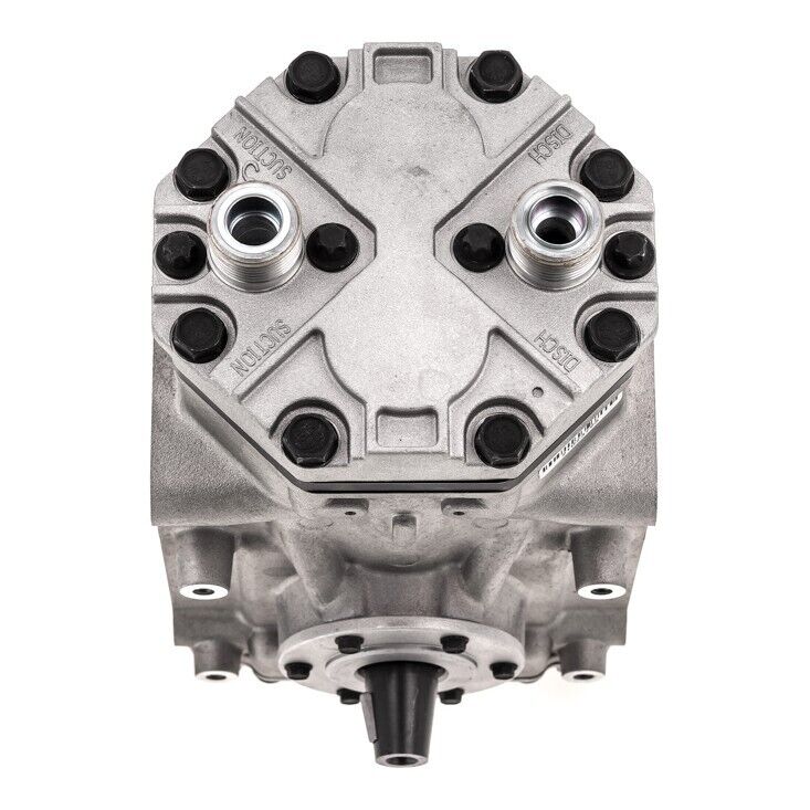 NEW A/C Compressor York Style Freightliner Peterbilt Kenworth - OE# ET210L-25150 - Qualy Air