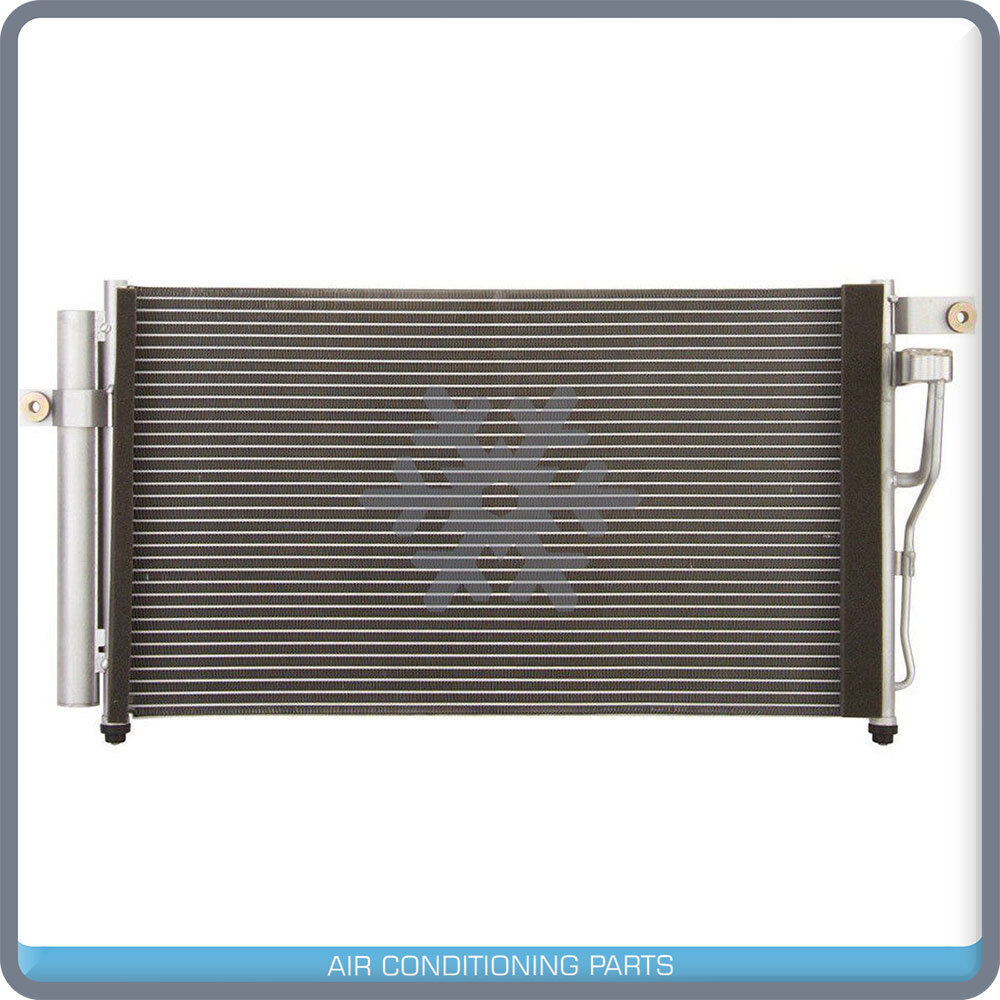 New A/C Condenser with Drier fits Hyundai Accent - 2006 to 2011 - OE# 976061E000 - Qualy Air