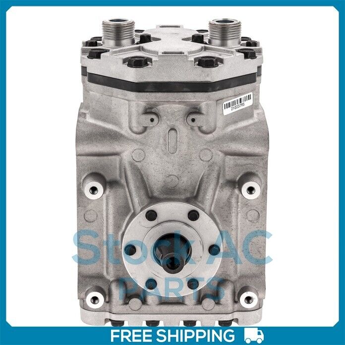 NEW A/C Compressor York Style Freightliner Peterbilt Kenworth - OE# ET210L-25150 - Qualy Air