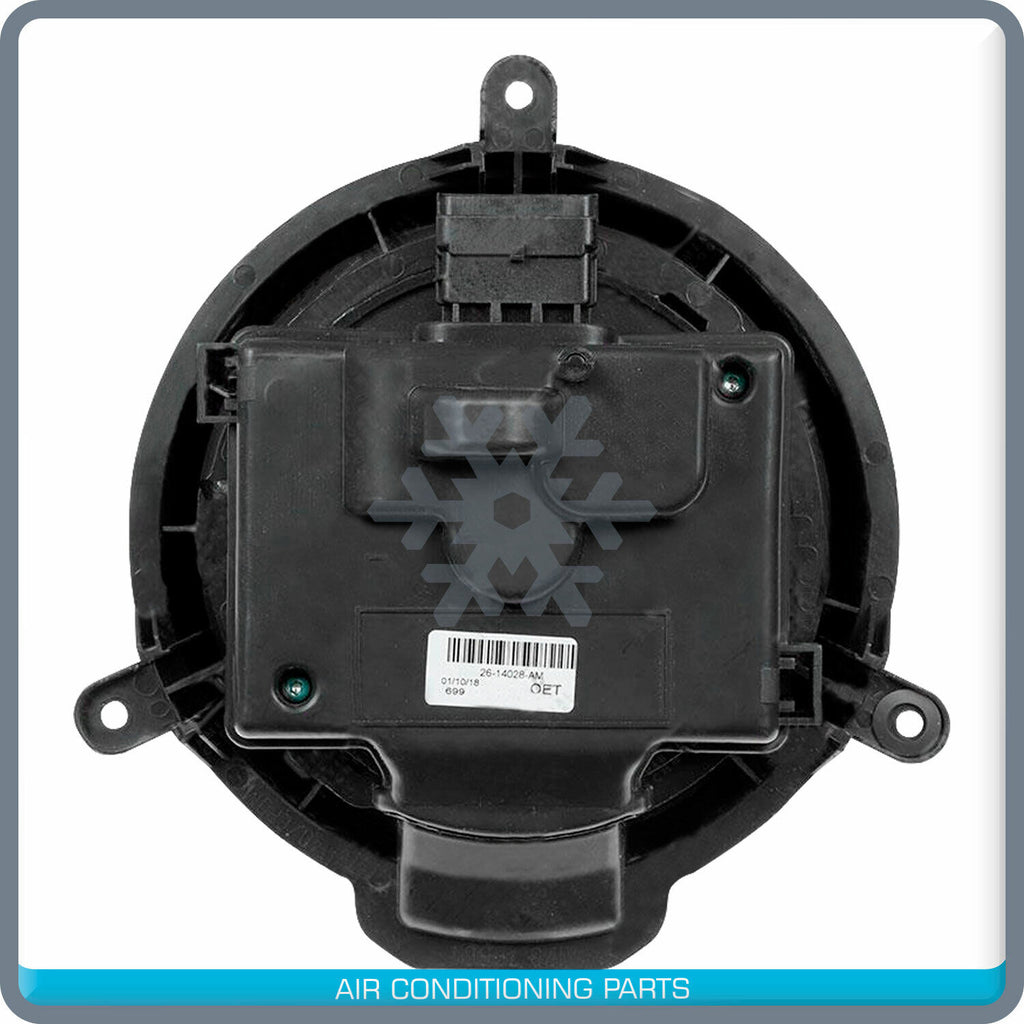 New A/C Blower Motor Freightliner M2 106, 112 - 2002 to 2015 - OE# VCC929709R - Qualy Air