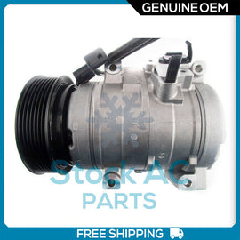 New Genuine OEM AC Compressor w/ Clutch fits Mitsubishi Pajero/Montero/Shogun RQ - Qualy Air