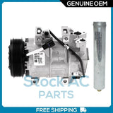 OEM AC Compressor + Receiver Drier for Nissan Altima SL / SV 2.5L - 2013 to 2018