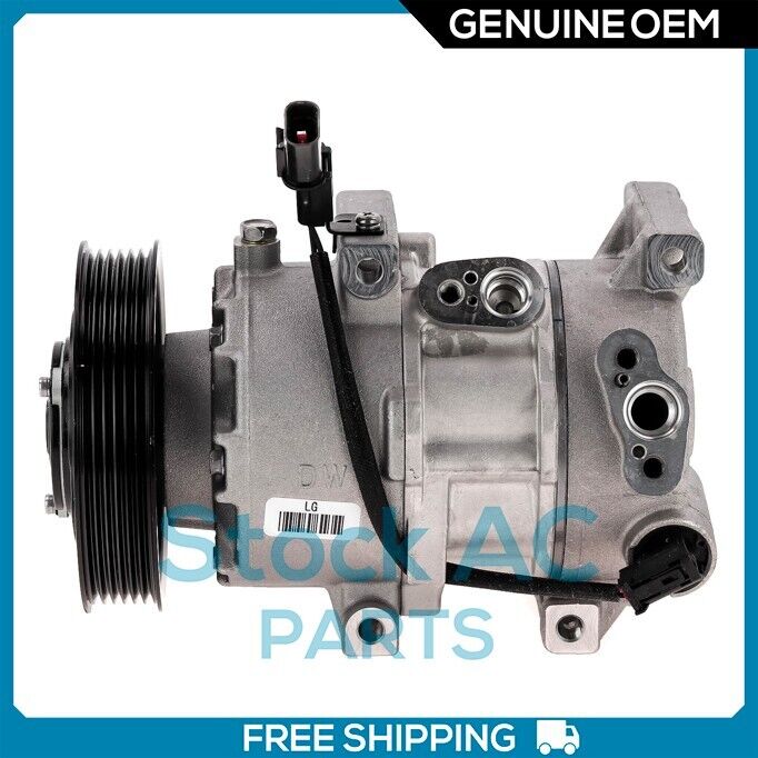 A/C Compressor OEM DVE12 for Accent / Rio QR - Qualy Air