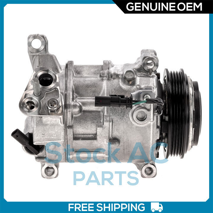 A/C Compressor OEM Acdelco 7SAS17F for Chevrolet Silverado 2500 HD, Silver... QR - Qualy Air