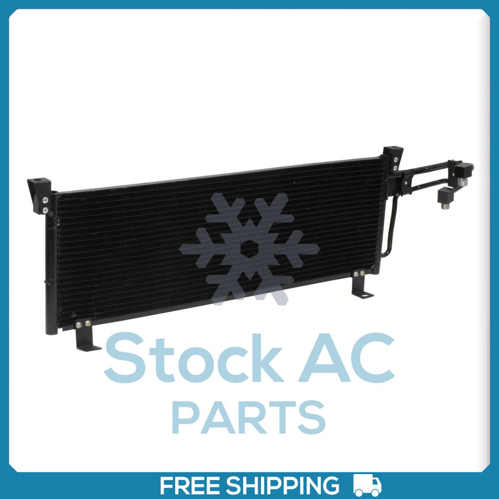 New AC Condenser for Jeep Cherokee - 1987 to 1996 / Jeep Wagoneer - 1987 to 1990 - Qualy Air