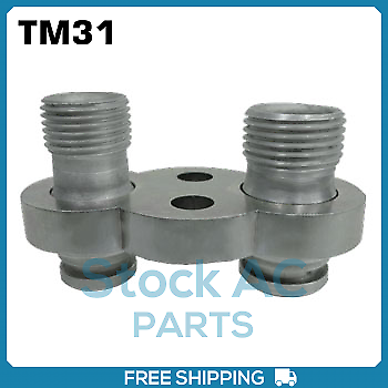 New A/C Compressor Adapter Fitting for TM31 - 8/10 HRZ Exit - Qualy Air