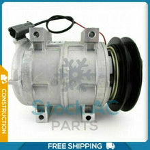 Load image into Gallery viewer, A/C Compressor DKS15CH fits Komatsu PC120, PC120-6, PC120-6H, PC120-6J, PC1... - Qualy Air