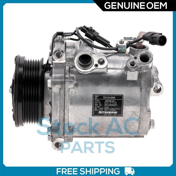 NEW OEM A/C COMPRESSOR FOR MITSUBISHI OUTLANDER, LANCER 2.0L - Qualy Air