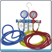 Load image into Gallery viewer, HIGH QUALITY R134a A/C Auto Refrigerant Charging Service Manifold Gauge - Qualy Air