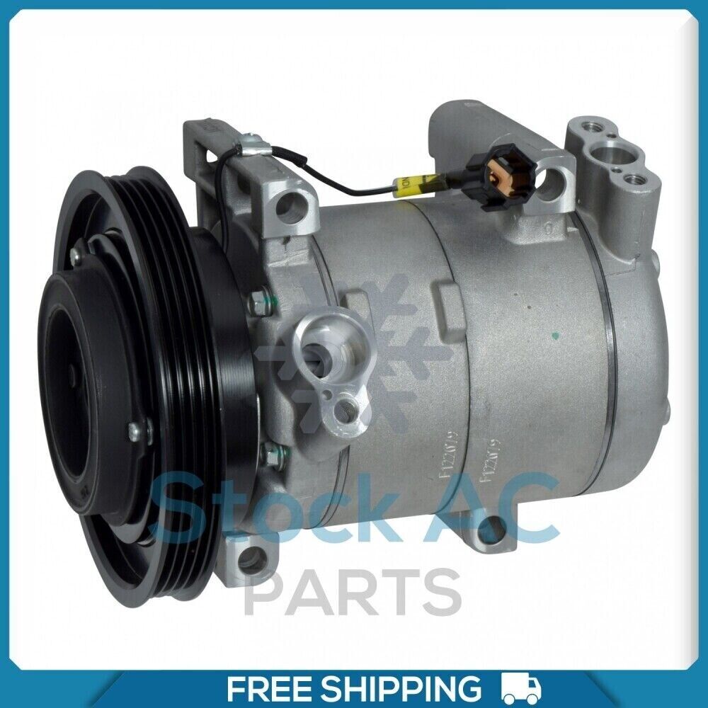 New A/C Compressor for Nissan Frontier, Xterra 3.3L - 1999 to 2004 - Qualy Air