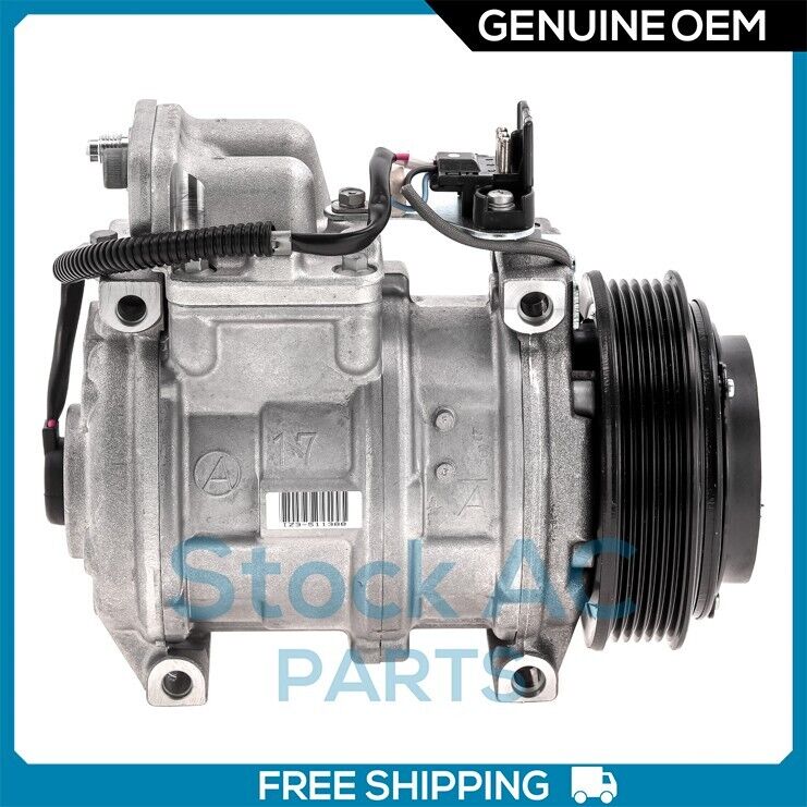 A/C Compressor OEM Denso 10PA17CH for Mercedes-Benz 260E, 300CE, 300E, 300... QR - Qualy Air