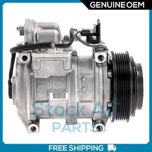 Load image into Gallery viewer, A/C Compressor OEM Denso 10PA17CH for Mercedes-Benz 260E, 300CE, 300E, 300... QR - Qualy Air
