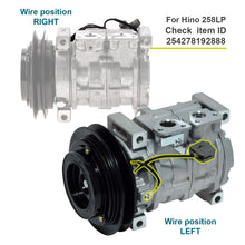 Cargar imagen en el visor de la galería, AC Compressor for Hino 145,165,185 2005-10/Hino 258,268,308,338.358 - 883101810A - Qualy Air