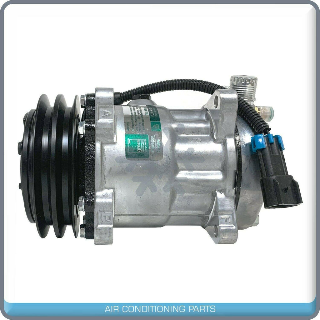 New A/C Compressor fits Kenworth / Peterbilt - SD7H15 - OE# F696001233 - Qualy Air