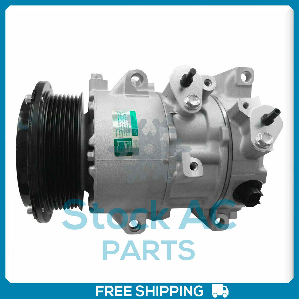 New A/C Compressor fits Toyota Camry 2.4L - 07-2009/Toyota RAV4 2.4L - 06-2008 - Qualy Air