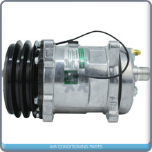 Cargar imagen en el visor de la galería, New A/C Compressor Sanden SD508 &amp; H14 - 12V - 2 Groove - HRZ Exit - Qualy Air