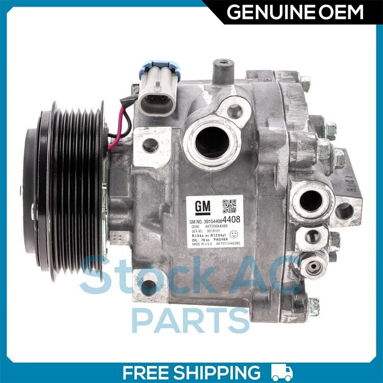 New OEM A/C Compressor fits Chevy Sonic, Trax / Buick Encore 1.4L - 2013 to 2019 - Qualy Air