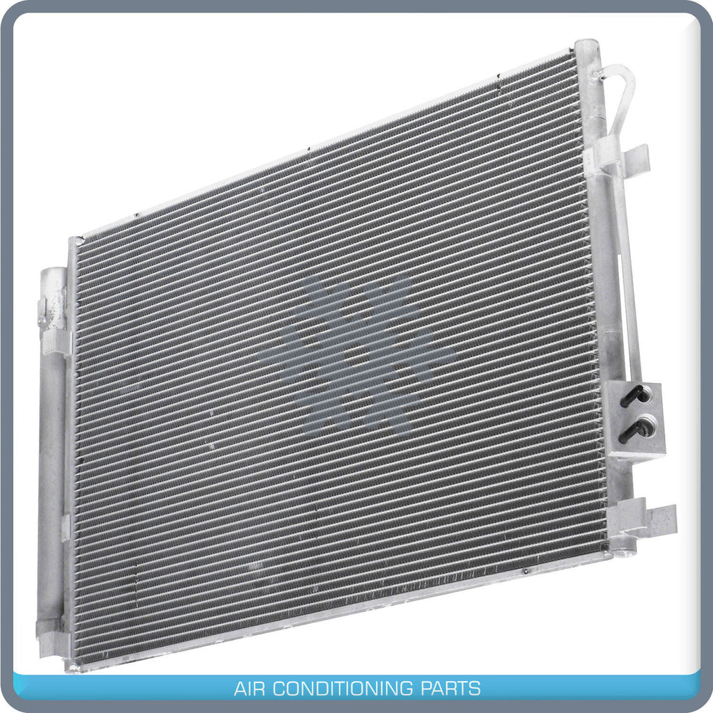New A/C Condenser + Drier fits Hyundai Accent, Veloster / Kia Rio 2012 to 2013 - Qualy Air