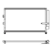 Load image into Gallery viewer, A/C Condenser for Honda Civic (Sedan 4 Doors) - Qualy Air