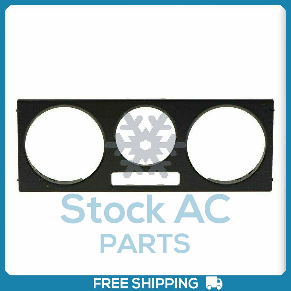 New AC Heater KNOB STYLE Control Trim Bezel - VW Passat Jetta Golf 1999 to 2005 - Qualy Air