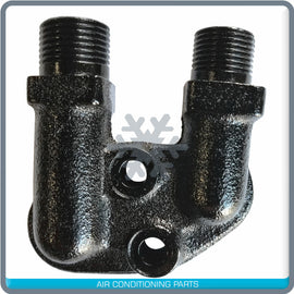 Swap Conversion A/C Line Compressor Adapter Fitting/Diesel Kiki  # 8  # 10 Oring - Qualy Air