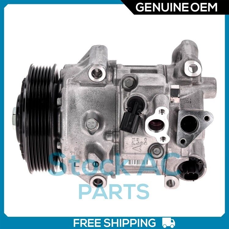 New OEM AC Compressor for Toyota Camry - 2012 to 17 / RAV4 2.5L - 2009 to 12 QR - Qualy Air