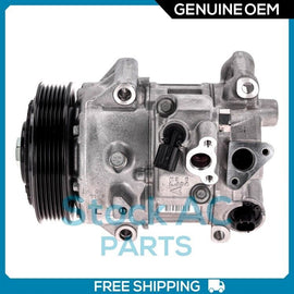 New OEM AC Compressor for Toyota Camry - 2012 to 17 / RAV4 2.5L - 2009 to 12 QR - Qualy Air