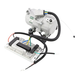 ELECTRIC AC AIR CONDITIONING COMPRESSOR UNIVERSAL APP - CARS, TRUCK&VANS - 12V - Qualy Air