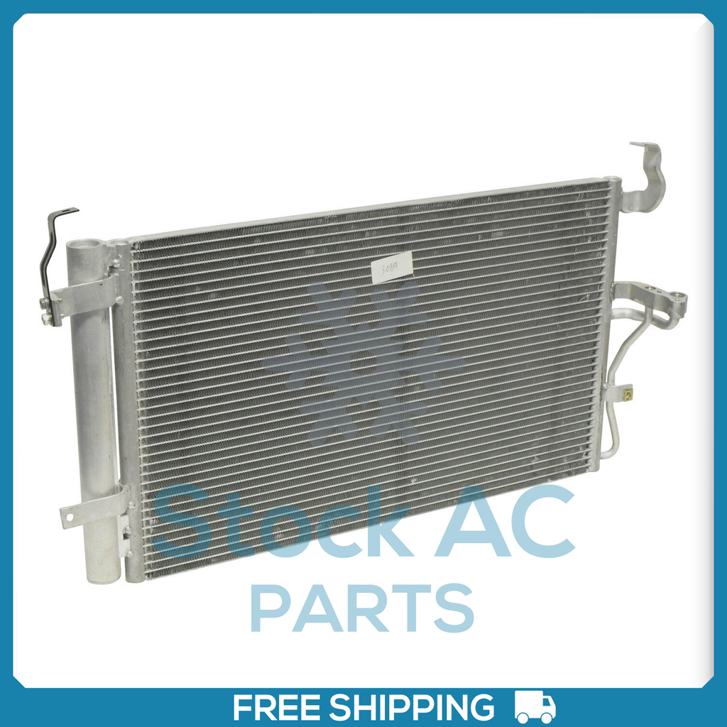 New AC Condenser for Hyundai Elantra 2001 to 2006 / Hyundai Tiburon 2003 to 2008 - Qualy Air