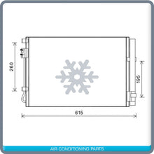 Load image into Gallery viewer, New A/C Condenser + Drier fits Hyundai Accent, Veloster / Kia Rio 2012 to 2013 - Qualy Air