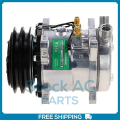 New A/C Compressor for Sanden SD507 - 12V - 2 Groove QU