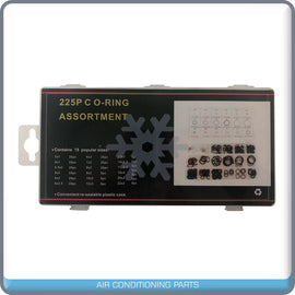 225pc - AC A/C System Oring Gasket Seal Washer Rapid Seal Repair Accessories Kit - Qualy Air