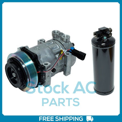 New AC Compressor + Receiver Drier for Kenworth T660 2009-2010 / T800 2000-2013