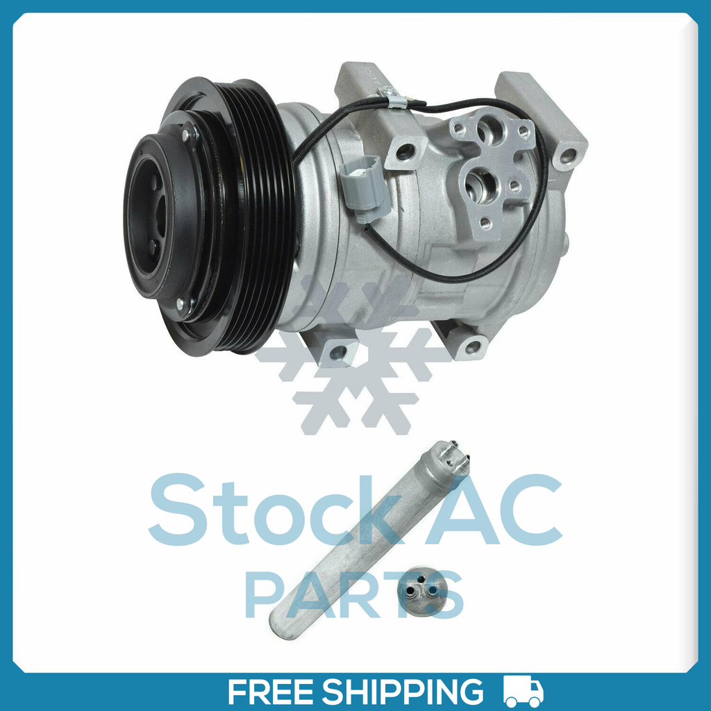 Nuevo Compresor + Drier de A/C para Honda Accord 2003-07, Odyssey 2005-07 - Qualy Air