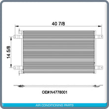 Cargar imagen en el visor de la galería, New A/C Condenser for Kenworth T170, 270 - 2008 to 2015 - OE# RO440001 - Qualy Air